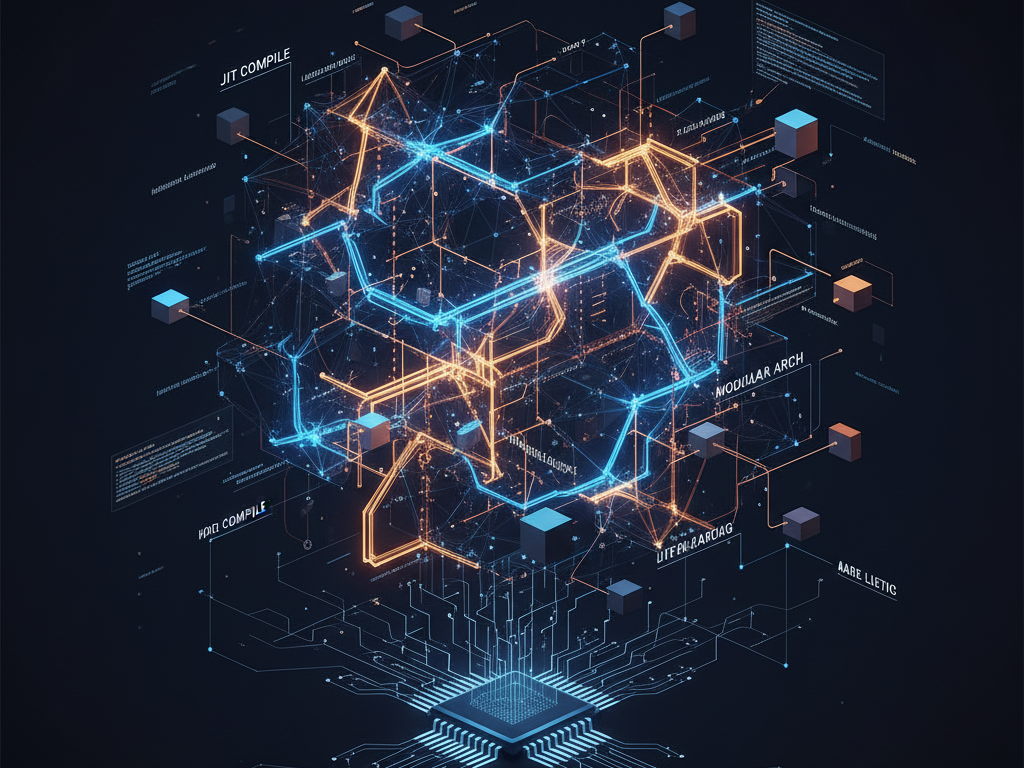 Diagram of a dynamically changing neural network structure