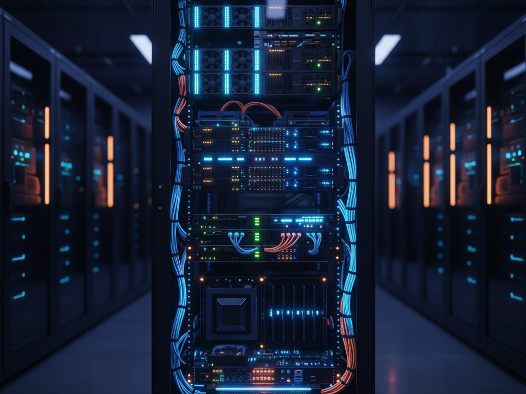 High-performance server rack